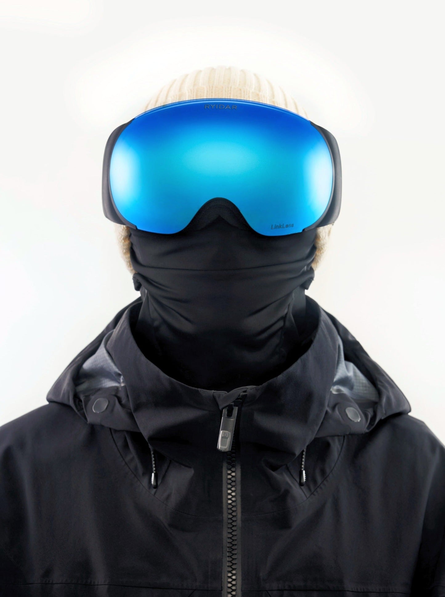 LinkLens Pro 2 Audio Snow Goggles Low Bridge Fit + Night Lens