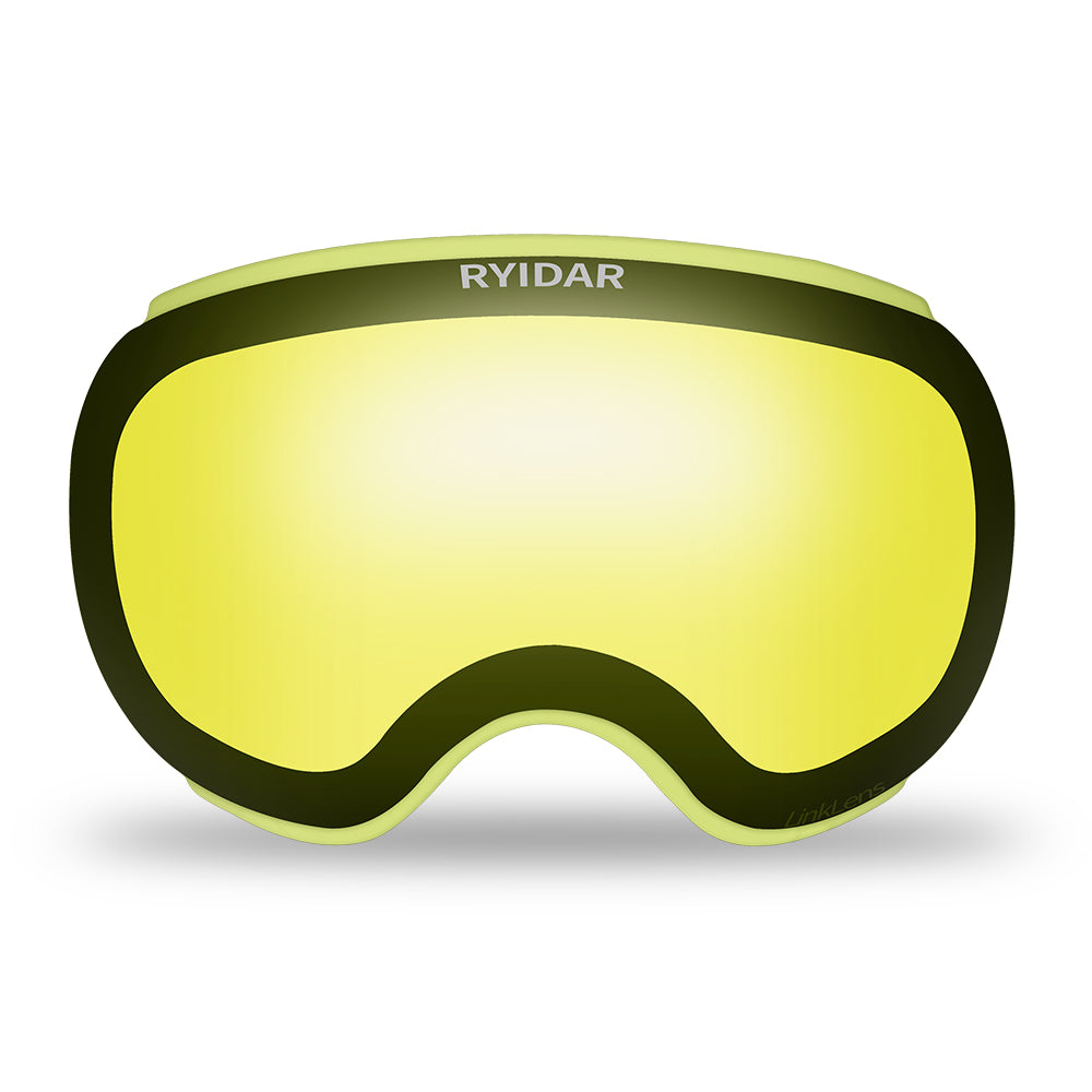 LinkLens Pro 2 Audio Snow Goggles Low Bridge Fit + Night Lens