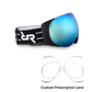 LinkLens Pro 2 Audio Snow Goggles Low Bridge Fit + Custom Prescription Lenses
